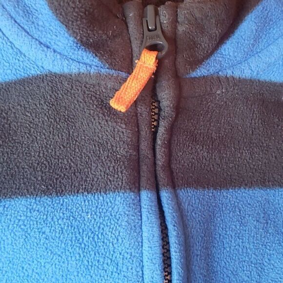 Carters Fleece Zip Up Onesie - Picture 4 of 6